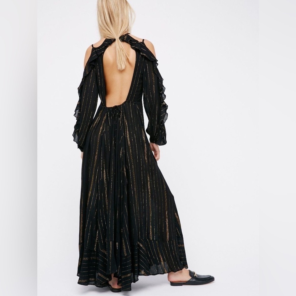 Free People Huxley Gauzy Maxi Dress Endless Summer L